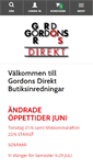 Mobile Screenshot of gordonsdirekt.se
