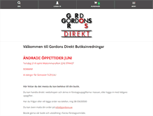 Tablet Screenshot of gordonsdirekt.se